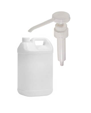 5 litre Bilk plastic bottle with pump